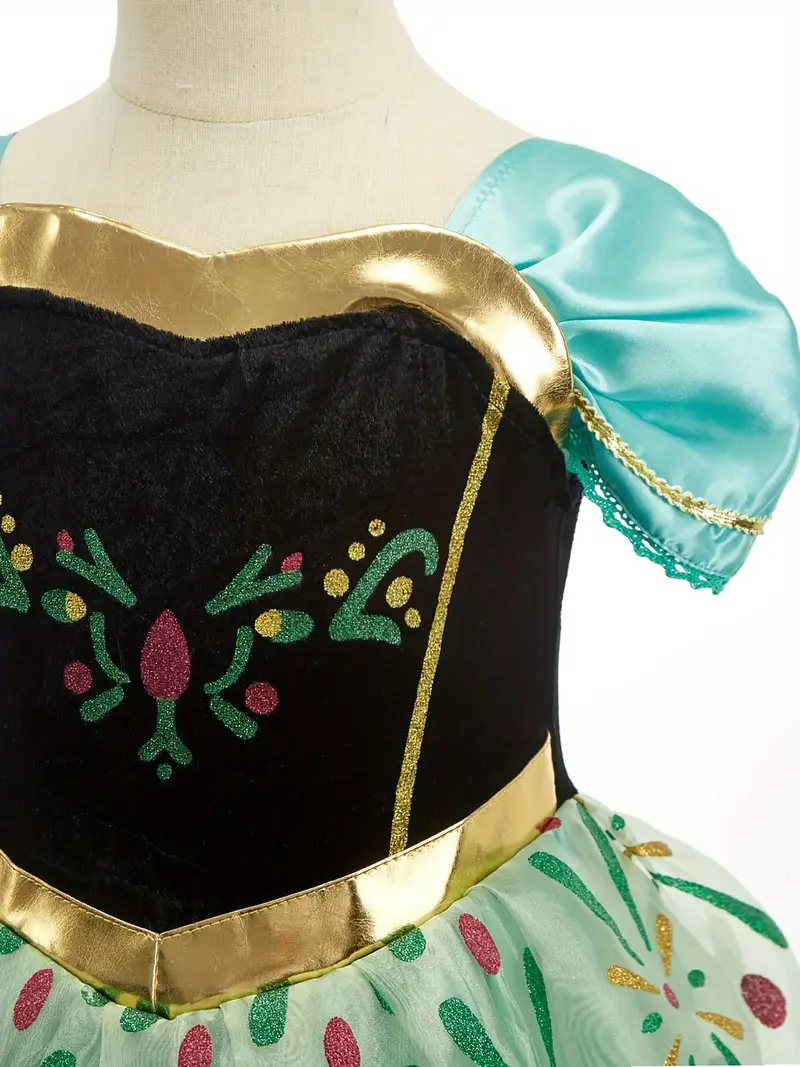 Disfraz de Princesa Anna Frozen para Niñas miniatura 2