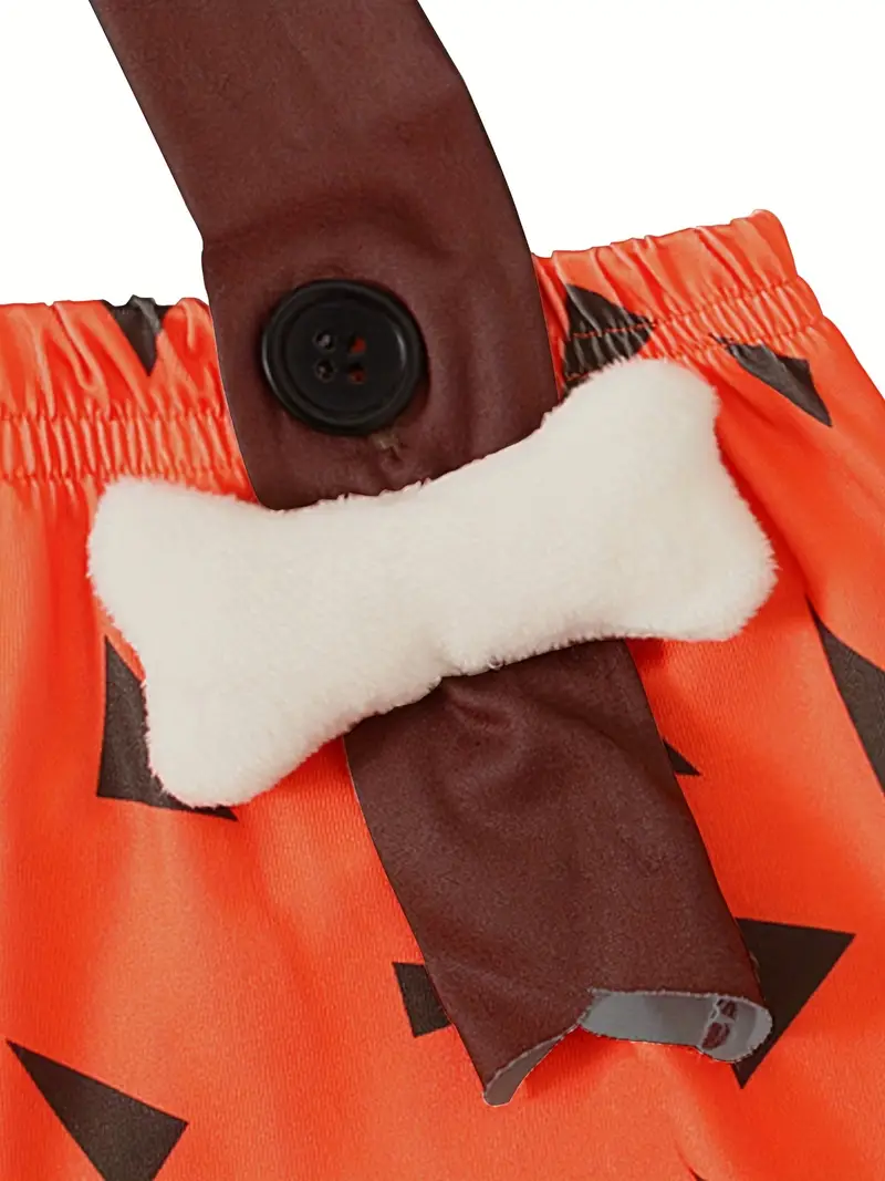 Disfraz Bamm-Bamm Niños Picapiedra con Accesorios Halloween miniatura 2