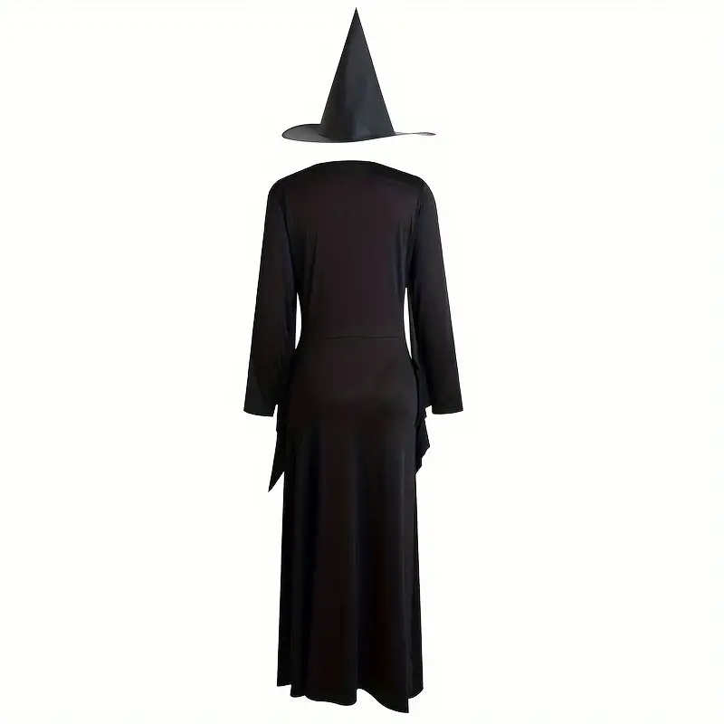 Disfraz de Bruja Morada y Negra para Mujer con Sombrero | Halloween Adulto miniatura 3
