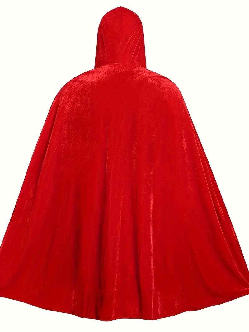Disfraz Caperucita Roja Mujer Adulto con Capa Halloween miniatura 3