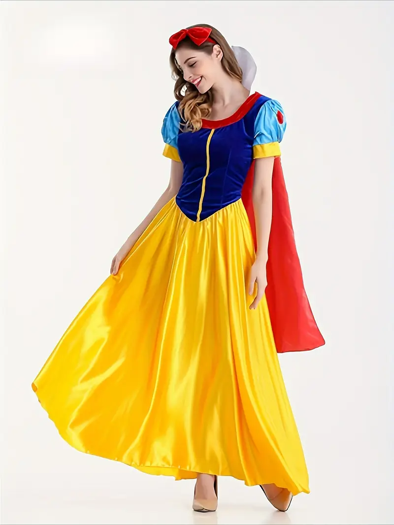 Disfraz de Blanca Nieves Mujer – Vestido Clásico de Princesa Disney