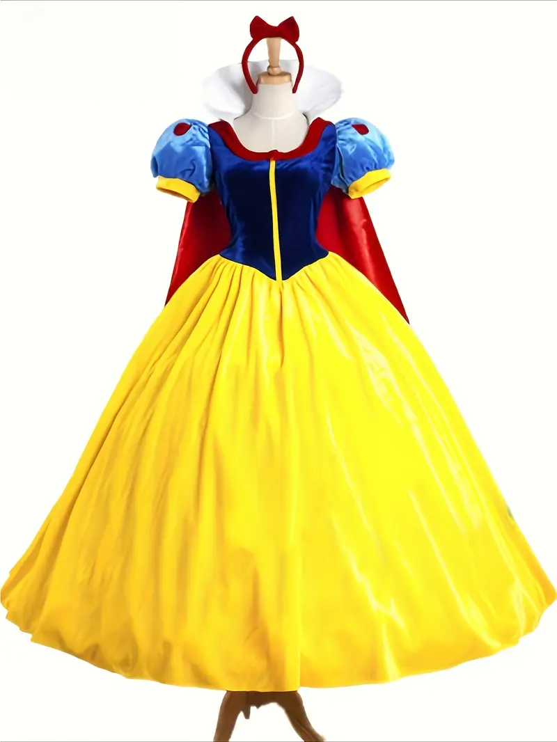 Disfraz de Blanca Nieves Mujer – Vestido Clásico de Princesa Disney miniatura 2