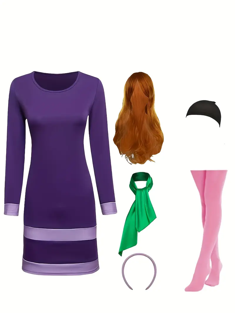 Disfraz de Daphne Blake – Scooby-Doo Mujer 🎀 | La Cueva del Terror miniatura 2