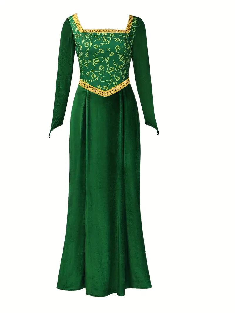 Disfraz de Princesa Fiona Verde para Mujer | Shrek Cosplay Halloween