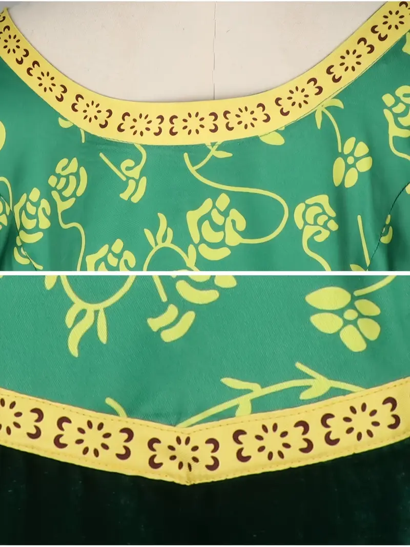 Disfraz de Princesa Fiona Verde para Mujer | Shrek Cosplay Halloween miniatura 2