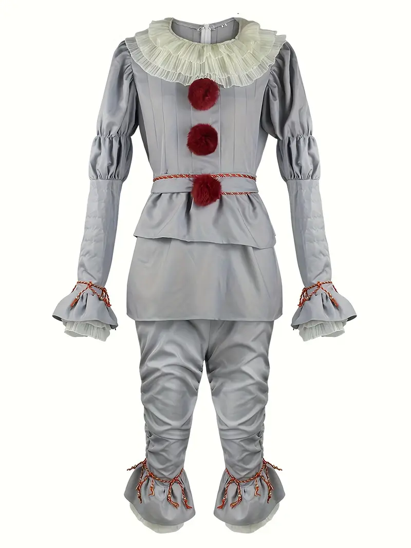 Disfraz de Pennywise Niño – It Capítulo Dos en Color Plateado y Dorado