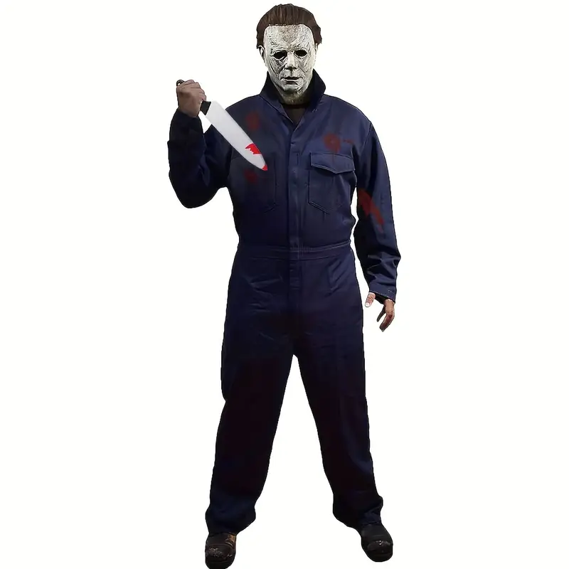 Disfraz Michael Myers – Overol Azul de Halloween (sin máscara)