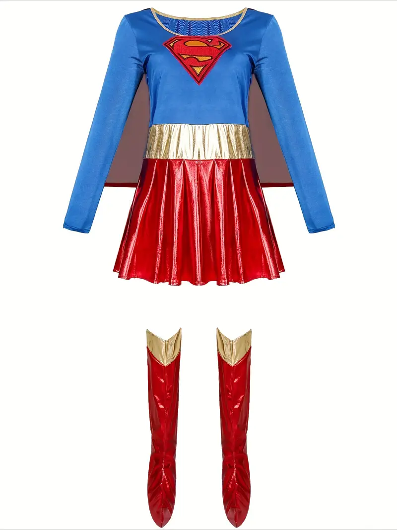 Disfraz de Supergirl para Mujer – Oficial DC Comics | La Cueva del Terror