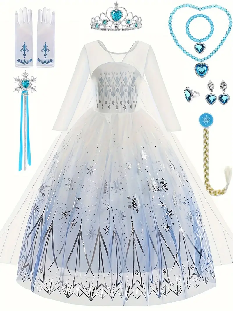 Disfraz de Princesa Elsa Frozen para Niñas
