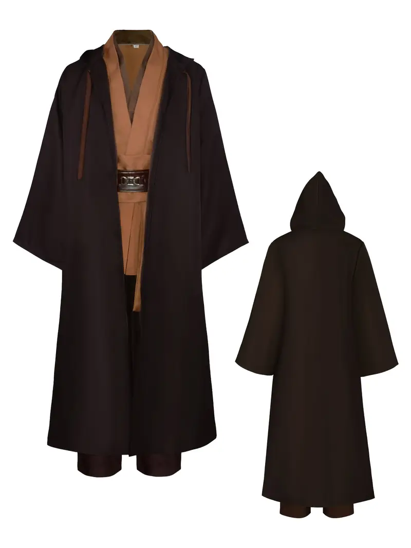 Disfraz Jedi Star Wars – Túnica con Capa y Cinturón para Adultos miniatura 3