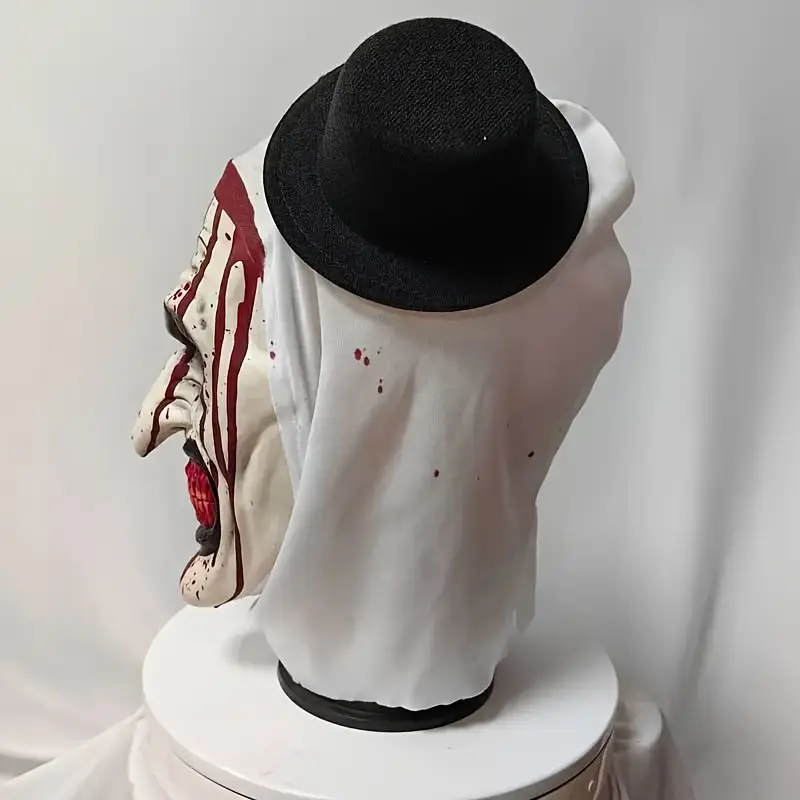 Máscara de Payaso Sangriento Estilo Art the Clown | Terror Halloween miniatura 2