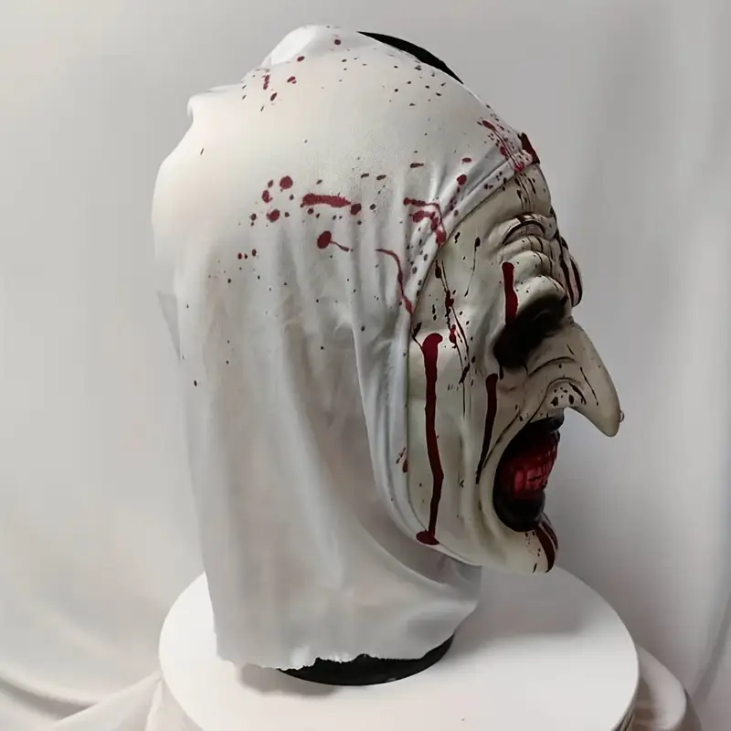 Máscara de Payaso Sangriento Estilo Art the Clown | Terror Halloween miniatura 3