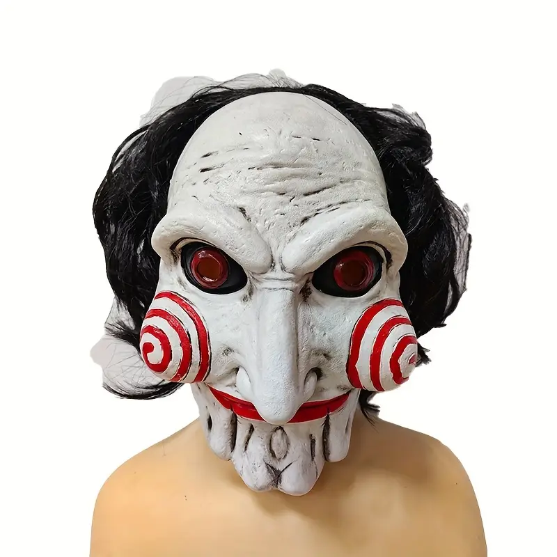 Máscara de Jigsaw Billy de Saw para Adultos | Terror y Halloween
