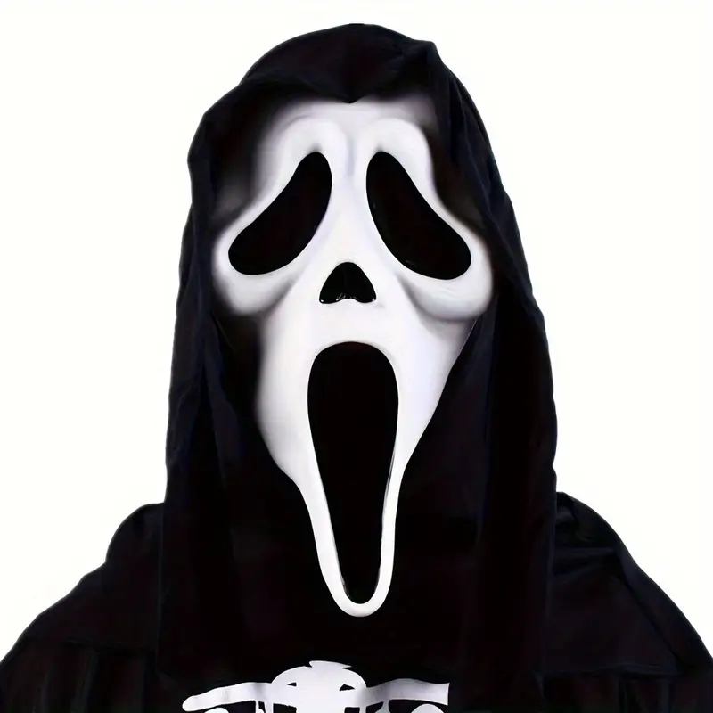 Disfraz Ghostface Scream – Máscara con Capucha Negra