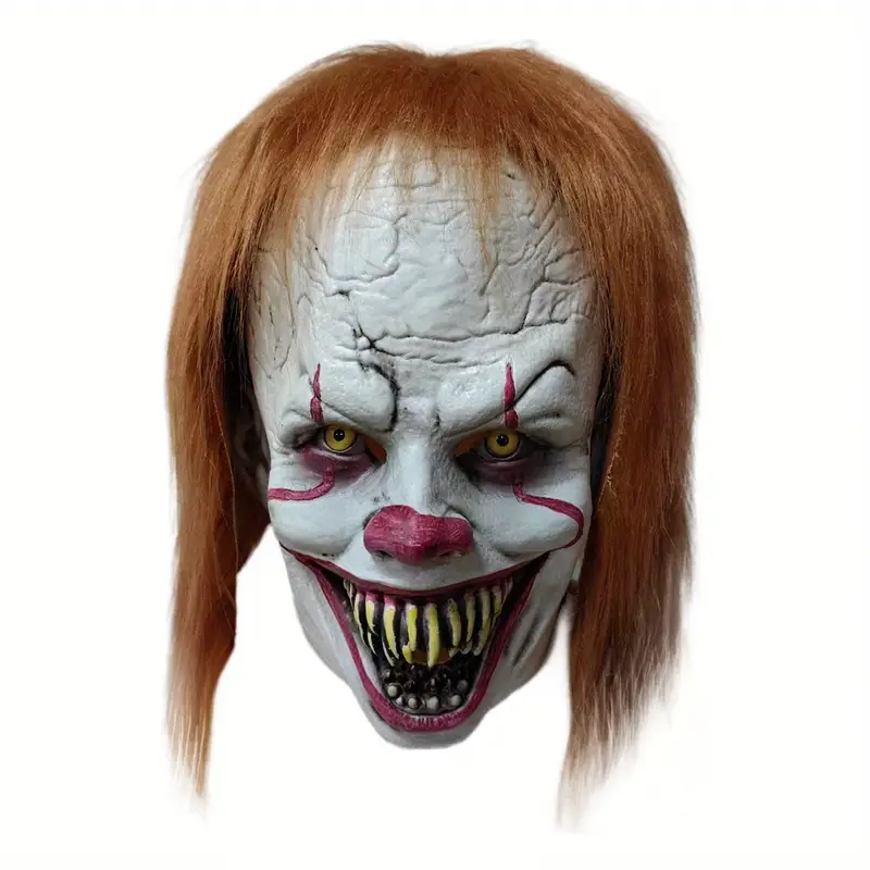 Máscara Pennywise Payaso Malvado – Látex Realista para Halloween