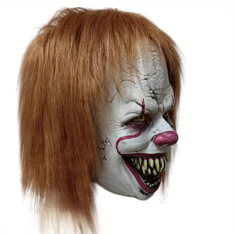 Máscara Pennywise Payaso Malvado – Látex Realista para Halloween miniatura 2