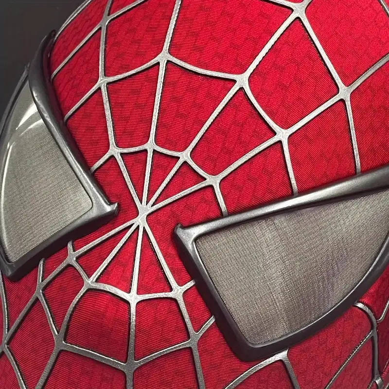 Máscara de Spider-Man 3D Profesional – Versión Clásica (Roja o Negra) | Cosplay Premium de Marvel miniatura 2