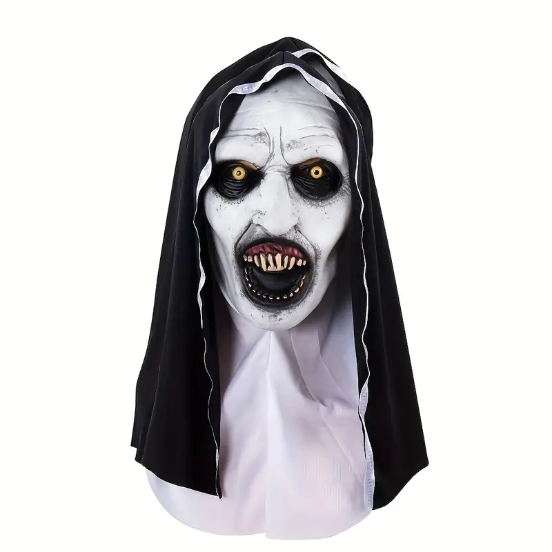 Máscara de La Monja Valak de Terror para Adultos | Halloween y Cosplay