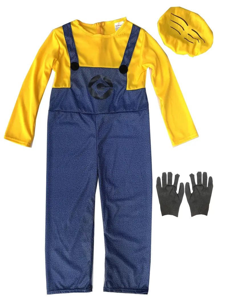Disfraz de Minion para Niños – Completo con Gorro y Guantes