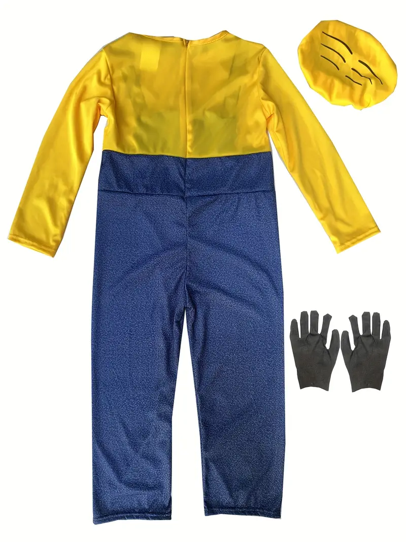 Disfraz de Minion para Niños – Completo con Gorro y Guantes miniatura 2