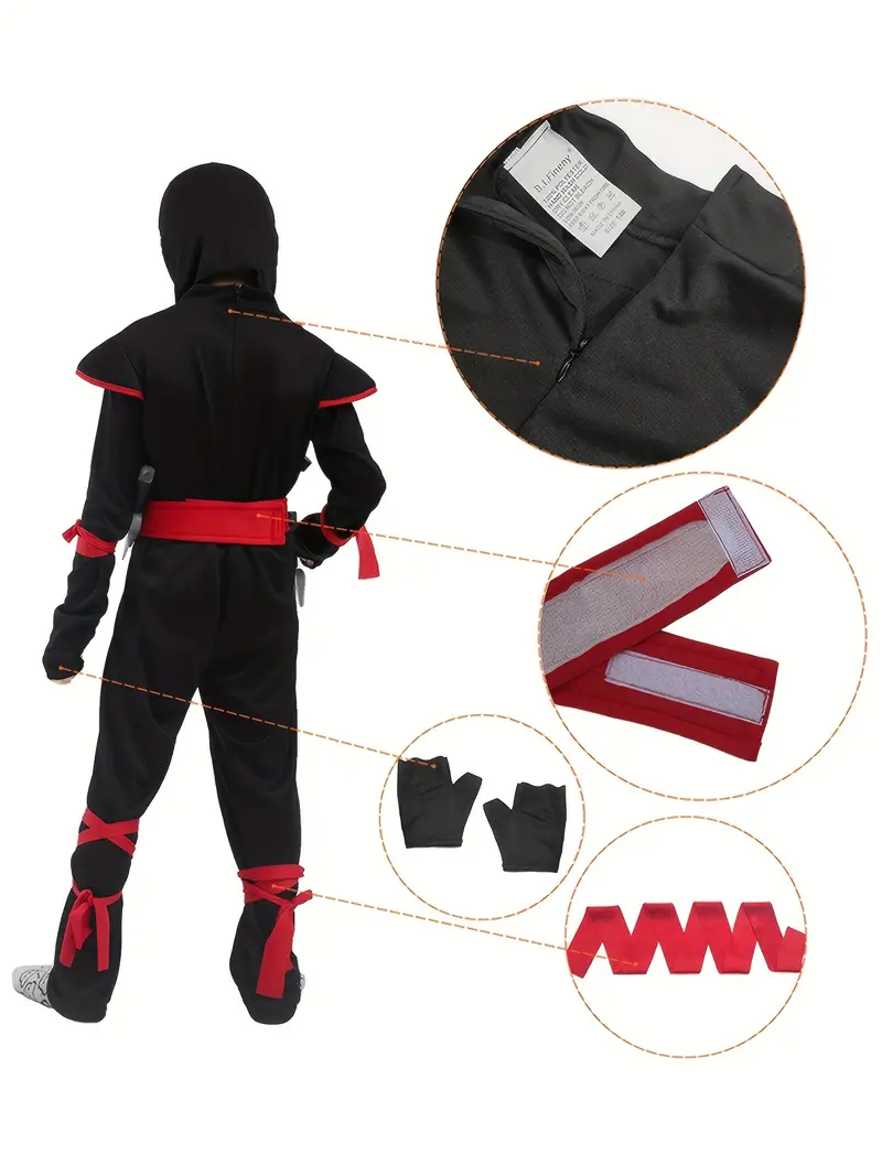 "Disfraz Estilo Ninja (Niños)" miniatura 3